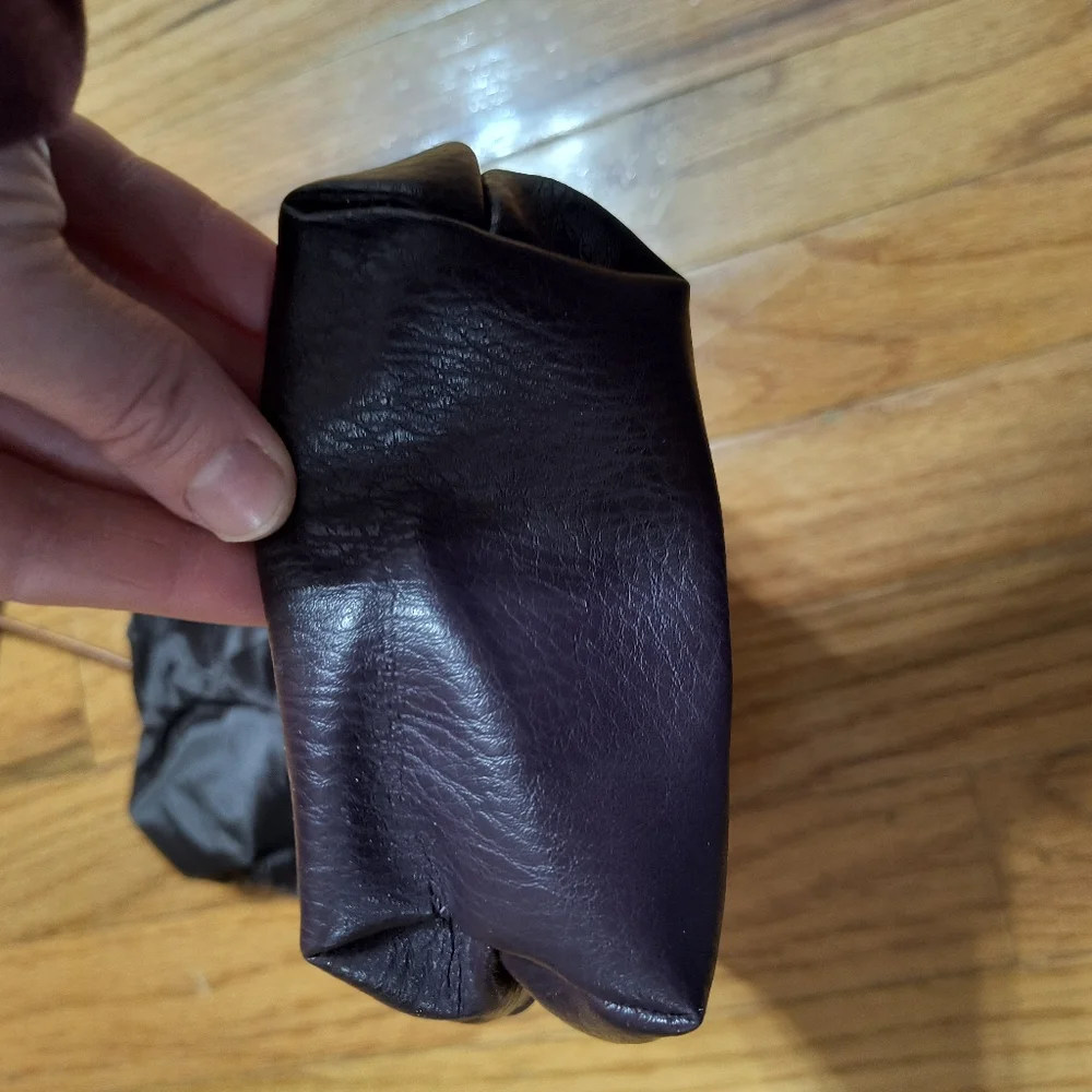 Heroing crossbody mini bucket purse, 6"x8", purple/brown - Picture 8 of 10